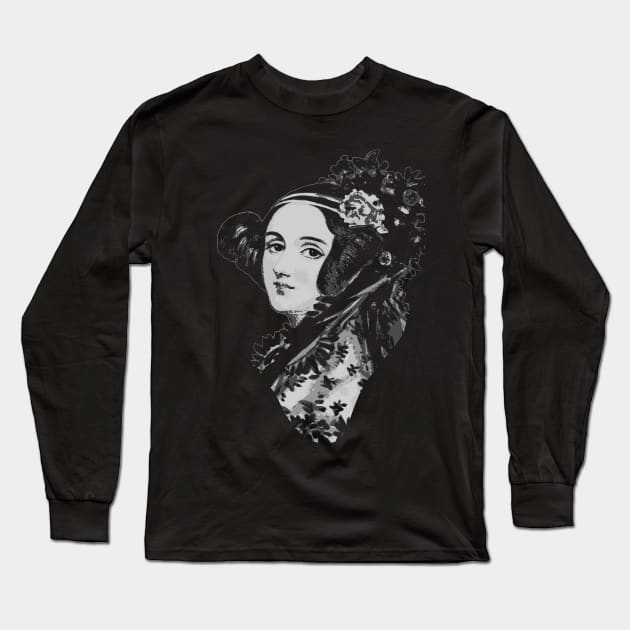 Ada Lovelace Long Sleeve T-Shirt by Nerd_art